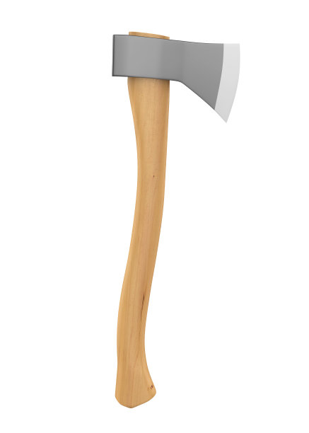 伐木工人斧孤立图片下载