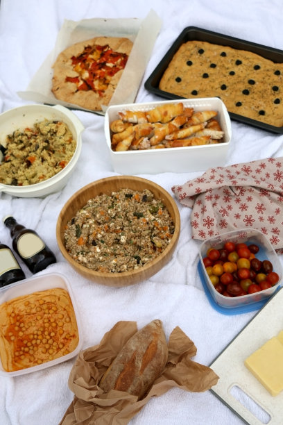 野餐的食物图片下载