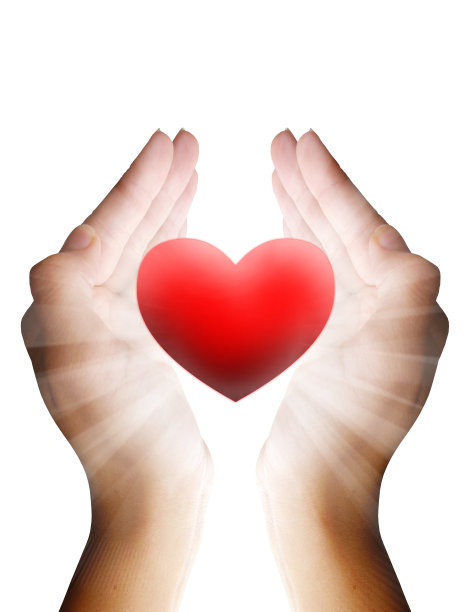 捧着心图片下载