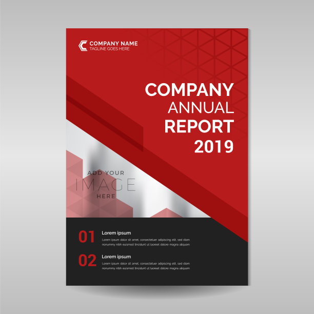 公司年报模板图片下载