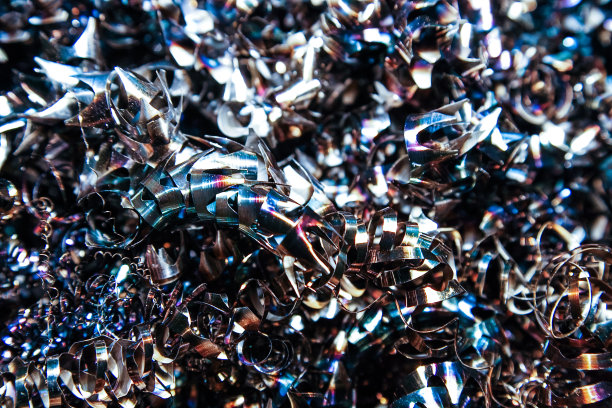 金属刨花可回收材料图片下载