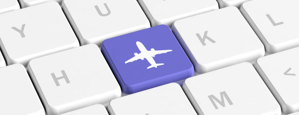 在线预订机票banner图片下载