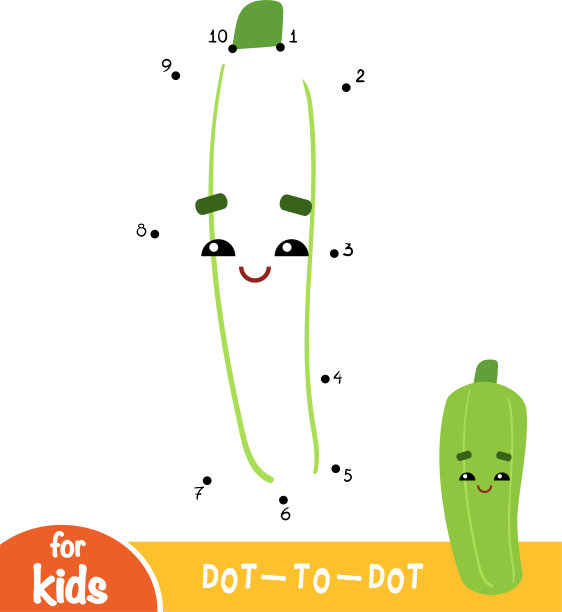 数字游戏，儿童教育游戏，西葫芦图片下载