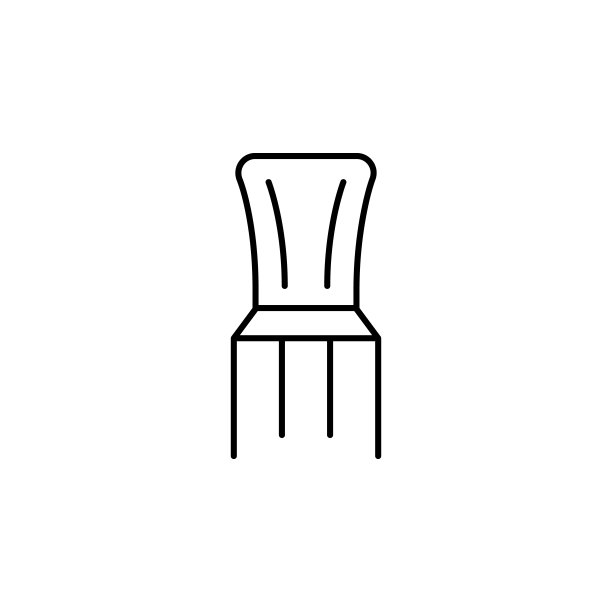 木头椅子图标。元素的轮廓家具图标。细线图标用于网站设计和开发，应用程序开发。溢价图标图片下载