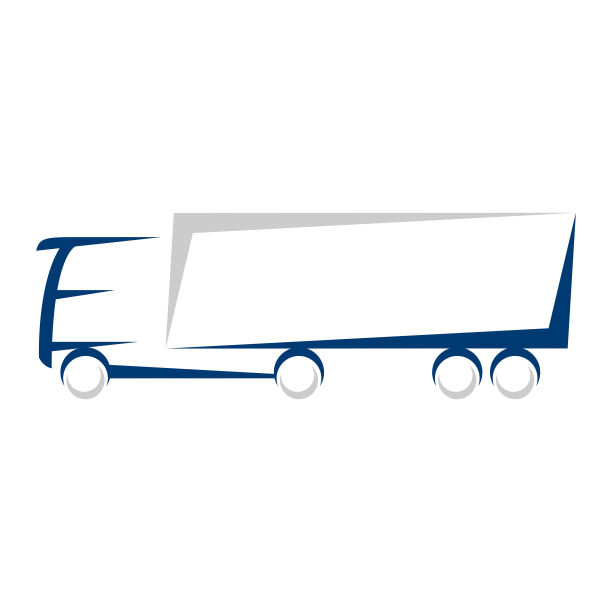 适合标志、图标、背景或模板的卡车。图片下载