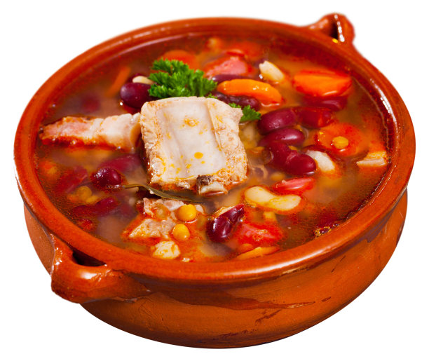 豆子炖猪肉图片下载