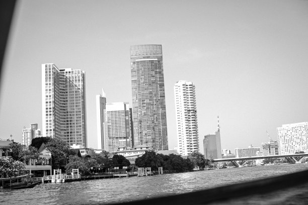 曼谷城市建筑，城市景观。大城市生活图片下载