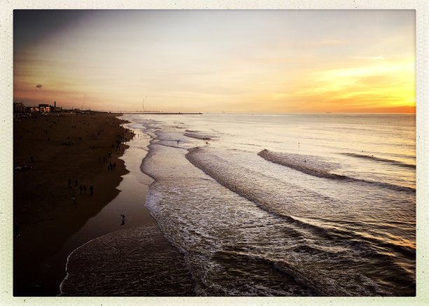 海滩上的日落图片下载