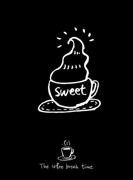 咖啡馆的海报图片下载