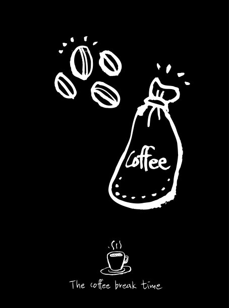 咖啡馆的海报图片下载