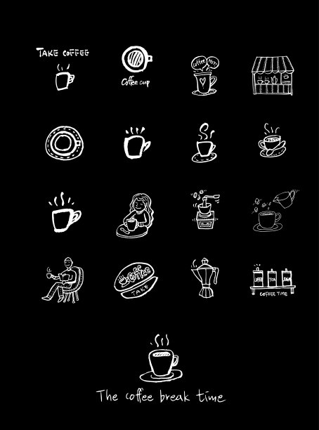 咖啡馆的海报图片下载