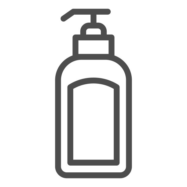 分发器图标。洗液瓶矢量插图孤立在白色。虹吸轮廓风格设计，专为网页和应用设计。Eps 10。图片下载
