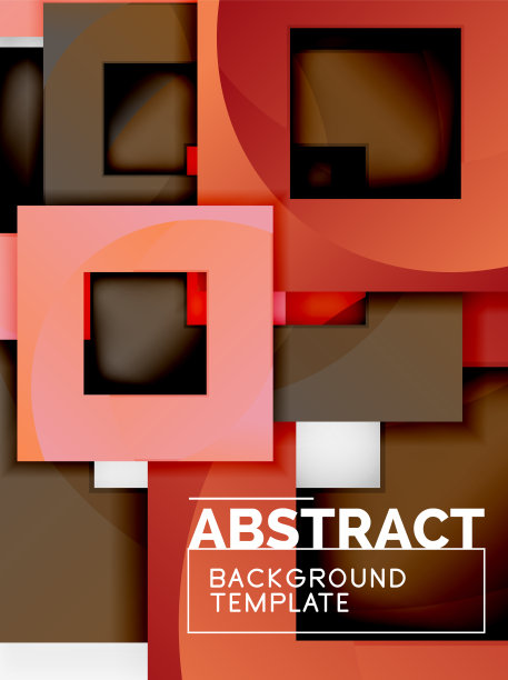 背景抽象正方形，几何最小模板图片下载