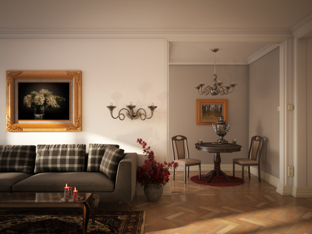 传统的东欧客厅图片下载