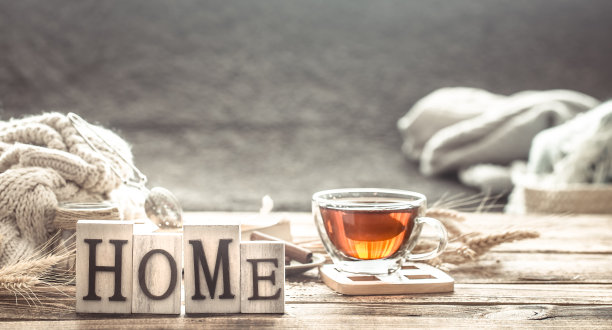 静物家一杯茶，舒舒服服图片下载