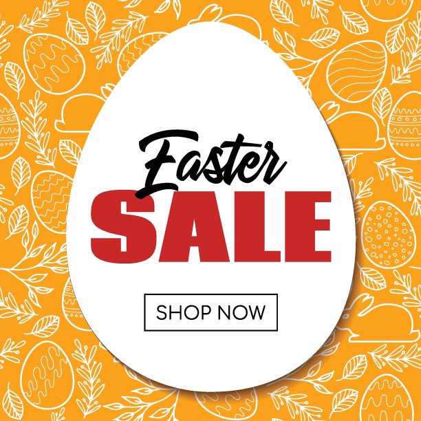 复活节销售。向量旗帜模板图片下载