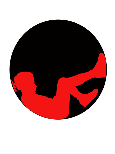 一个儿童身体轮廓向量图片下载