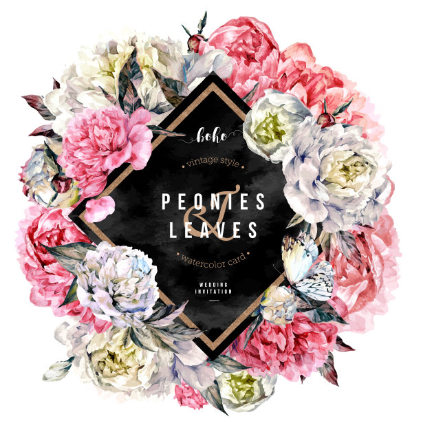 花卉矢量图素材ID：332970372