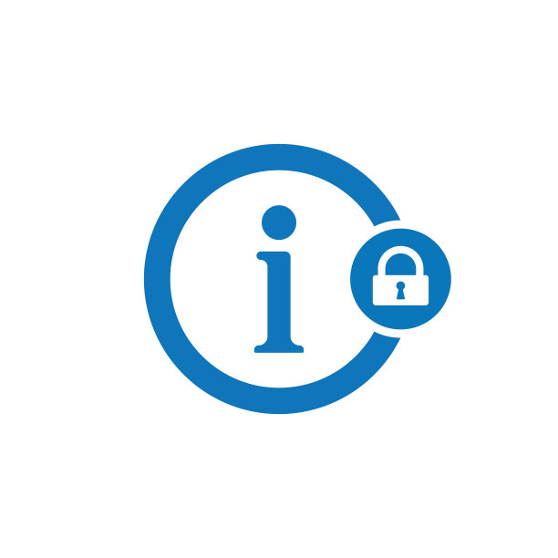 信息图标与挂锁标志。信息图标和安全、保护、隐私的象征图片下载