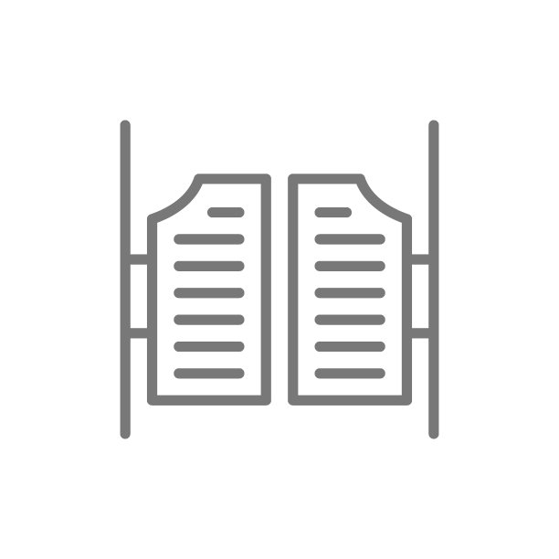 矢量酒吧门线条图标图片下载