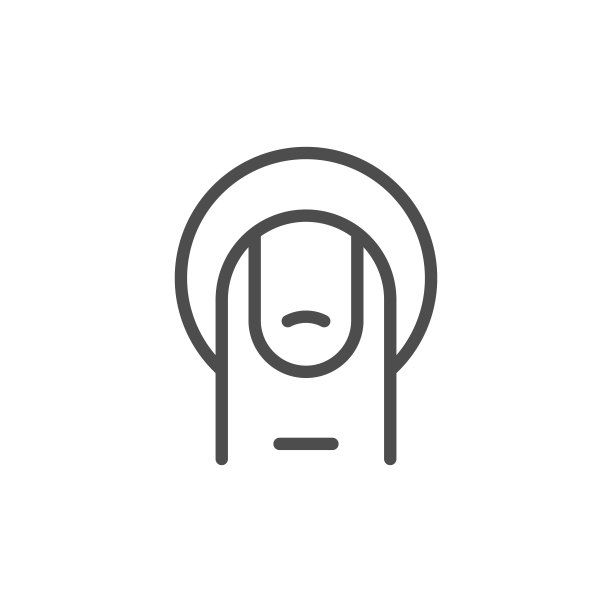 隐形眼镜安装线稿图标图片下载