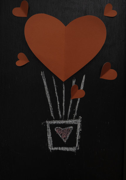 情人节的心形气球图片下载