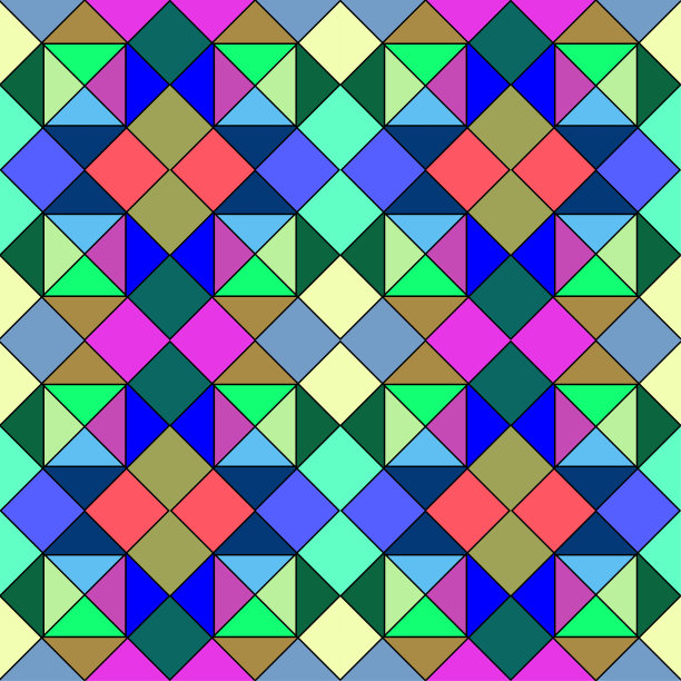 具有简单形状的简约几何艺术品素材图片