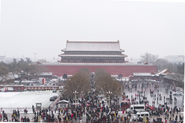 中国北京的紫禁城素材图片