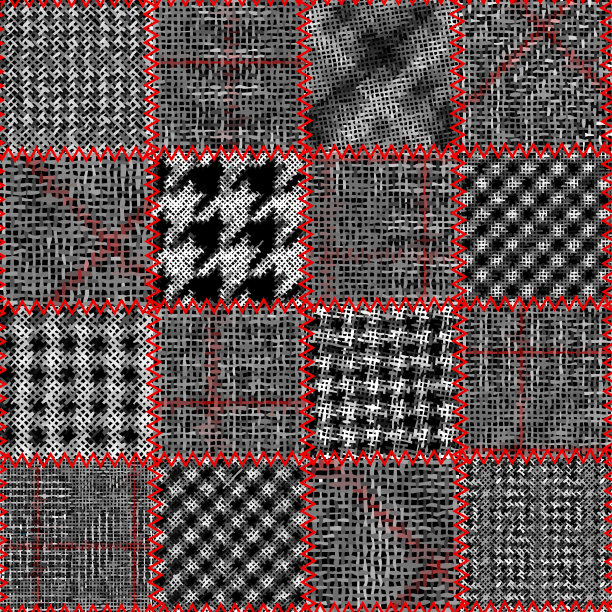 对粗糙帆布纹理的模仿无缝模式。图片下载