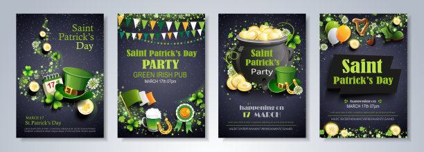 圣帕特里克节传单图片下载