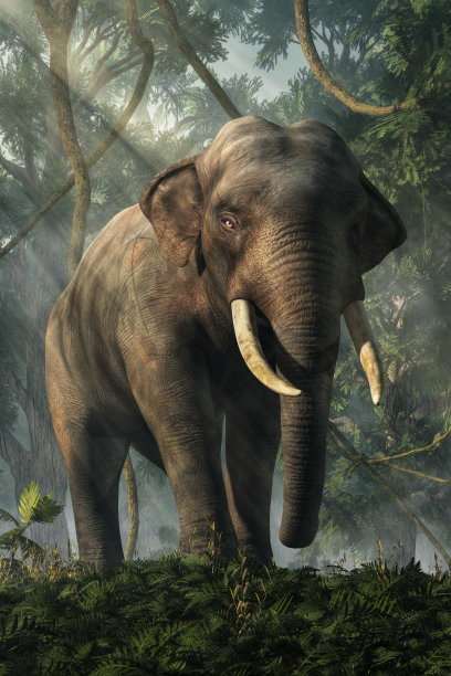 丛林大象图片下载