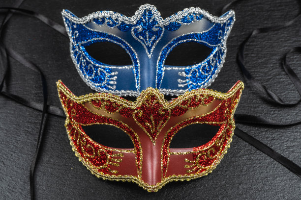 世界上最好的嘉年华面具，来自特内里费、里约热内卢、宾什、加的斯、奥鲁罗、维亚雷焦、特立尼达和多巴哥、锡切、拉斯帕尔马斯、大加那利亚、伊夫里亚。图片下载