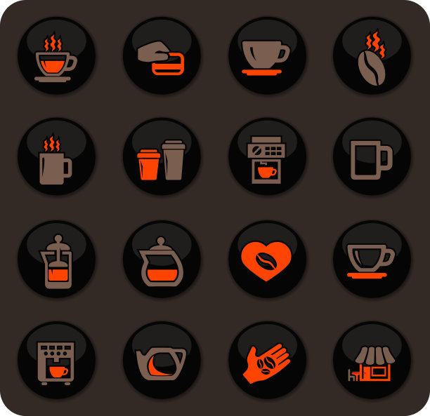 咖啡图标设置图片下载