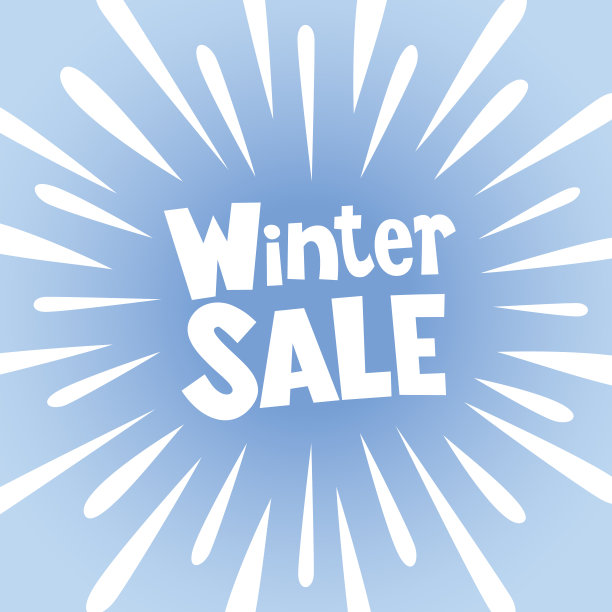 冬季销售的旗帜图片下载