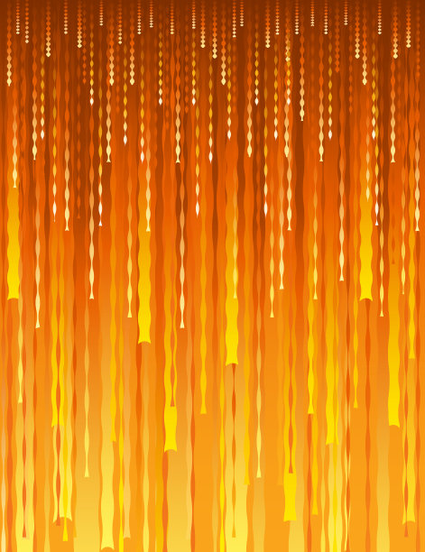 抽象的现代背景与火红色垂直波浪线。封面设计模板的介绍，小册子，网页，横幅，目录，海报，书，杂志-矢量图片下载