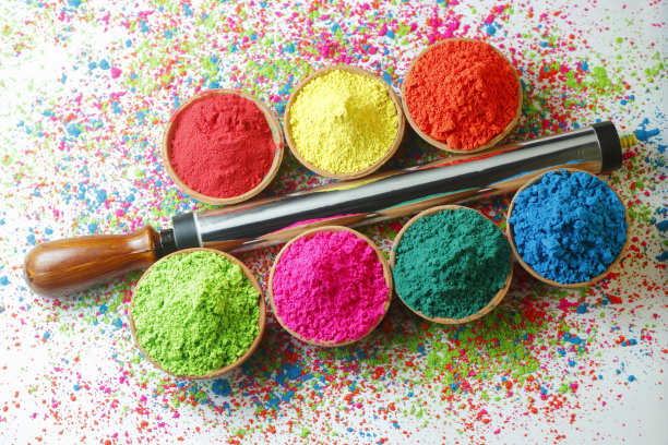 印度胡里节的颜色图片下载