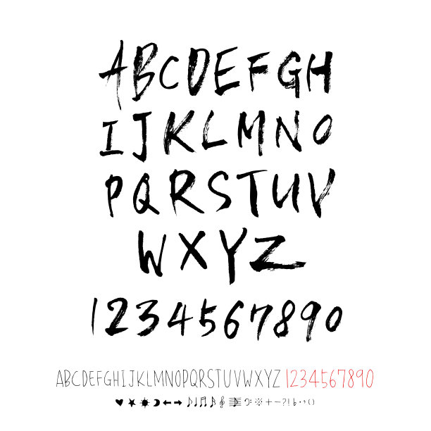 矢量字体图片下载