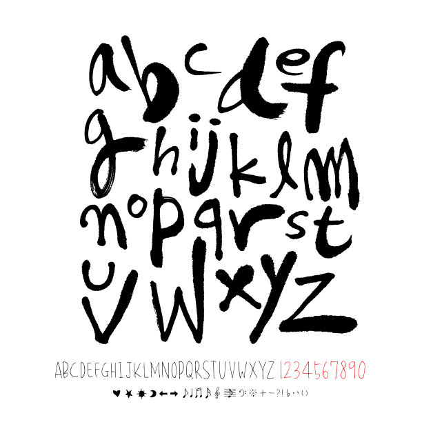 矢量字体图片下载