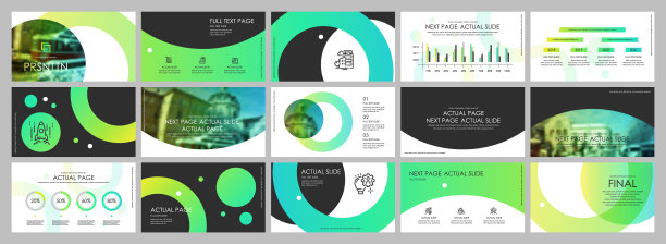 这个模板是最好的商业演示，用于市场营销和广告，传单和横幅，年度报告。元素在一个深灰色的背景图片下载