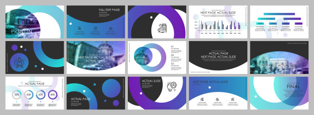 这个模板是最好的商业演示，用于市场营销和广告，传单和横幅，年度报告。元素在一个深灰色的背景图片下载