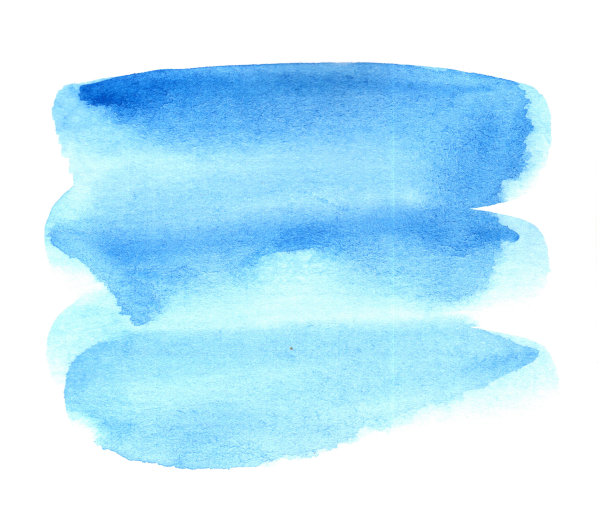 水彩蓝染色图片下载