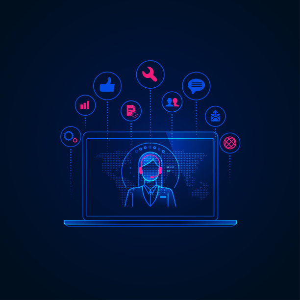 电话销售素材图片