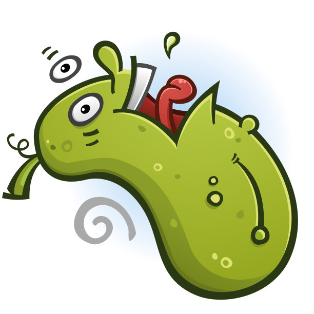 泡菜卡通人物做后空翻图片下载