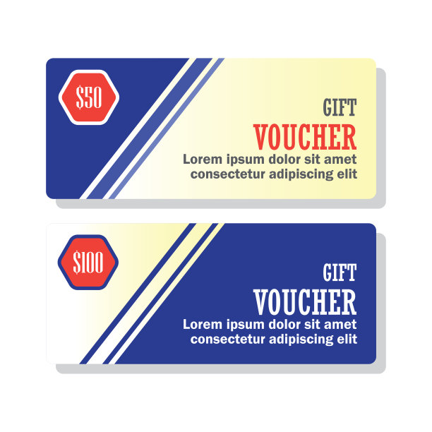 商业概念礼品券-插图图片下载