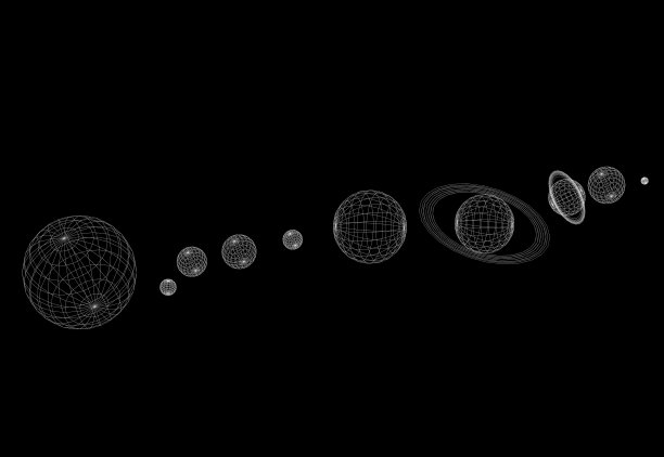 太阳系的蓝图图片下载