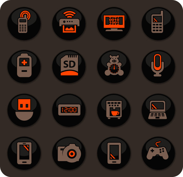 家电图标集图片下载