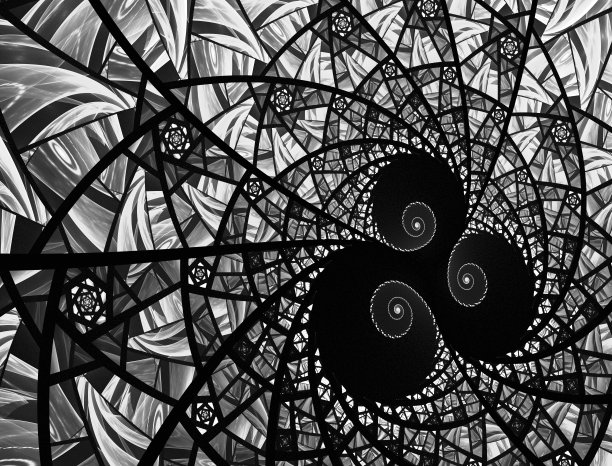 几何设计。马赛克彩色玻璃纹理图片下载