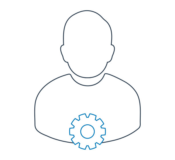 帐号设置线路图标。向量每股收益。图片下载