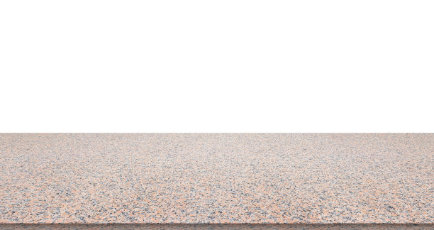 空花岗岩地板孤立在白色背景图片下载