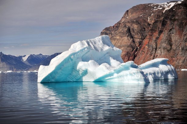 地球上最美丽的地方。格陵兰岛的冰山。图片下载